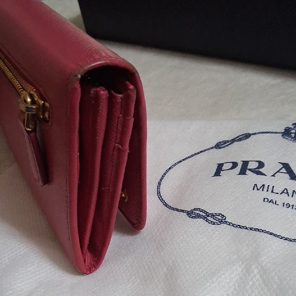 Prada Fuchsia Leather Wallet - Picture 9 of 10